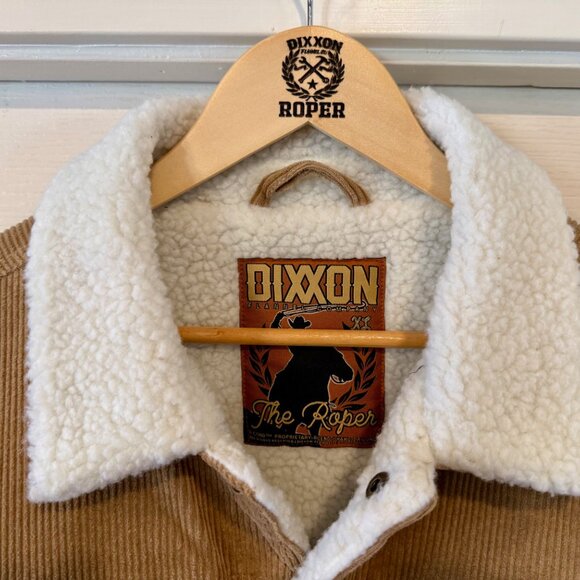 Dixxon Roper Corduroy Sherpa Lined Jacket, Men's XL, NWT, Engraved Hanger - Picture 5 of 6